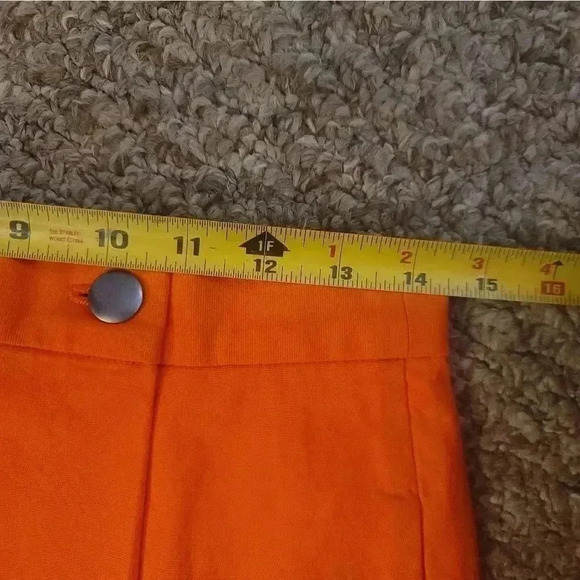 COS orange mini skirt with pockets - Picture 9 of 11